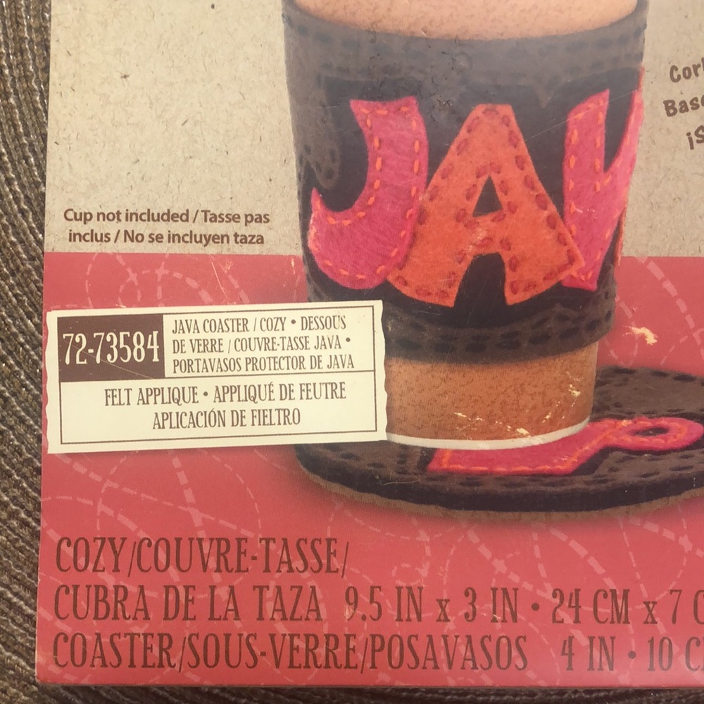 Dimensions Java Coaster & Cozy Kit - Picture 2 of 4